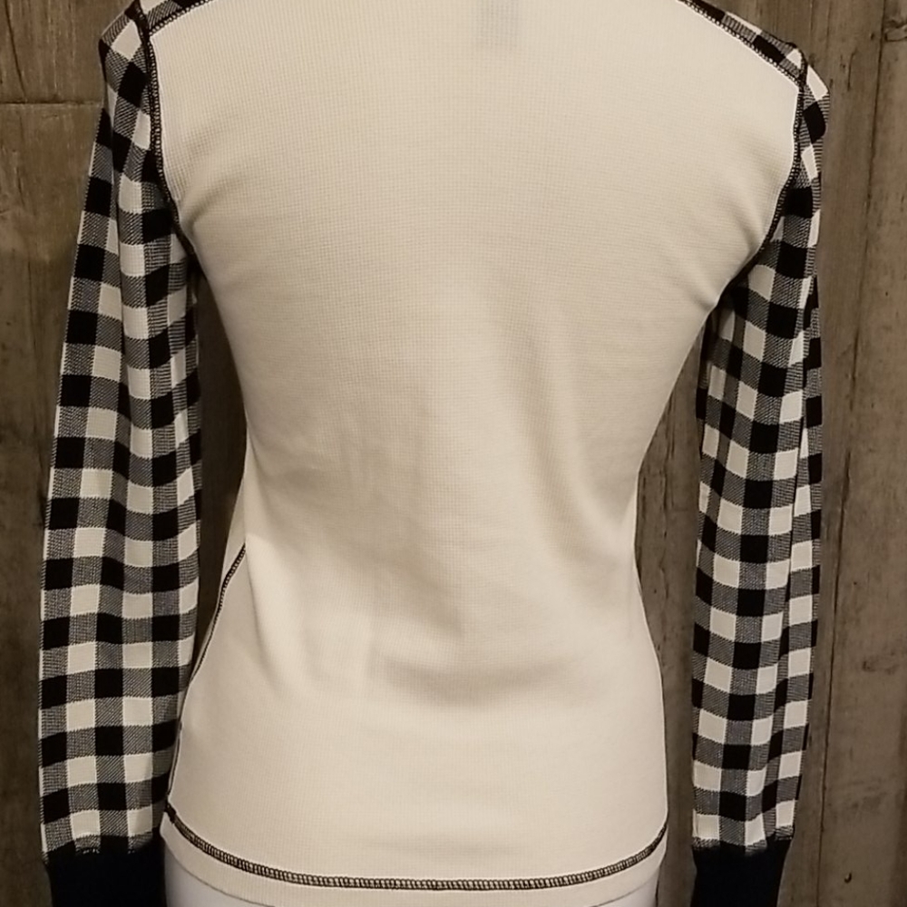 Chaps long sleeved Henley top - Picture 5 of 6